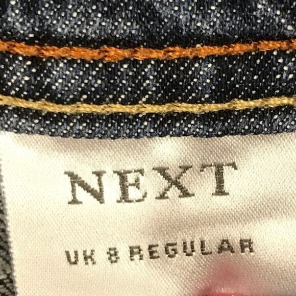 Next Jeans Bootcut Jeans, Dark Blue, 8 - Picture 5 of 6